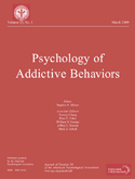 cover of Psychology of Addictive Behaviors Journal